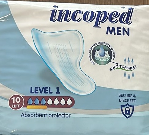 Урологічні прокладки для чоловіків Incoped Level 1